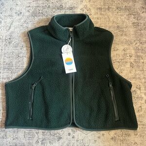 NWT Vuori Alpine Vest Womens XL Evergreen